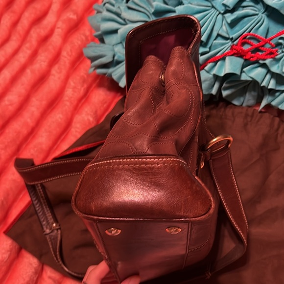 Coach limited edition Hamptons leather embossed satchel - Picture 10 of 11